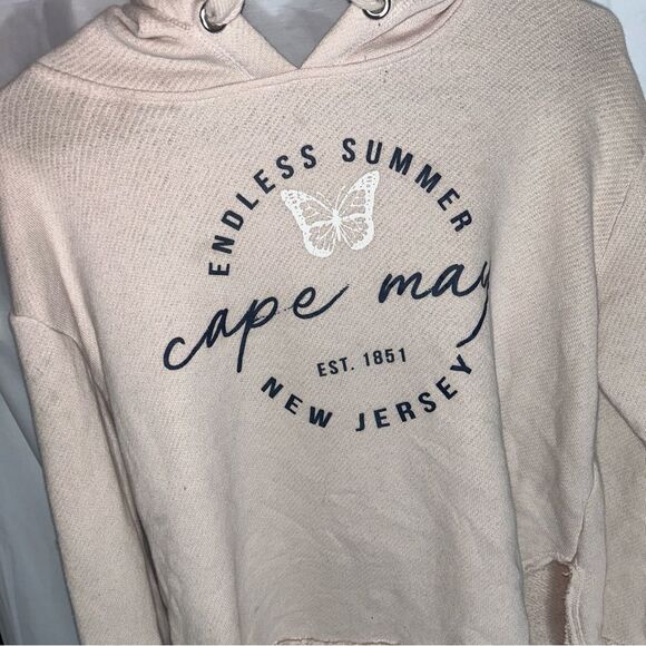 Cape May Cream Hooded Sweatshirt Womens Small - Picture 2 of 6
